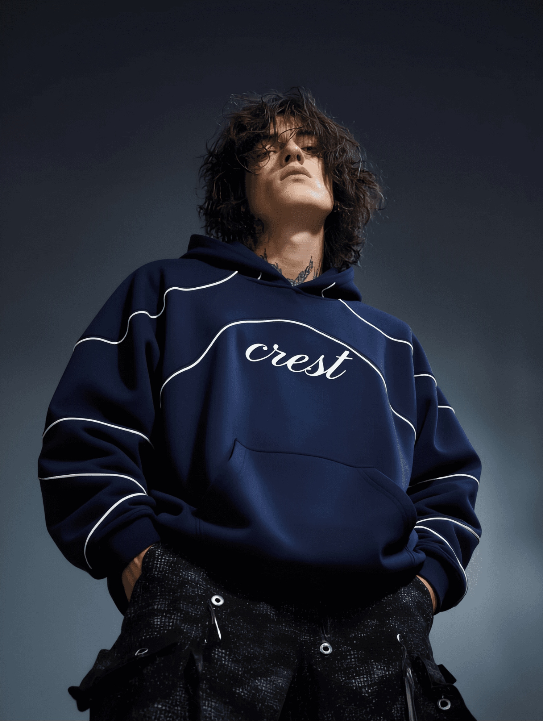 Crest Originals Winter Collection — AI Fashion Campaign — Creative 01